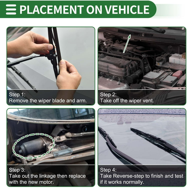 Unique Bargains Front Windshield Wiper Motor For Mitsubishi Montero 1983 1991 No Mb249196
