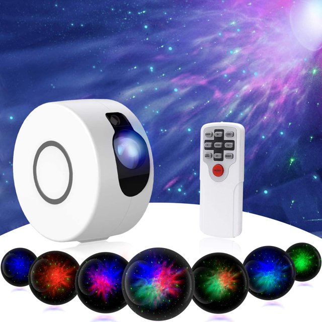 Star Night Light Projector, 15 Lighting Modes 7 Lighting Effects Sky Galaxy Projector LED Nebula Cloud Light with Remote Control for Party Home Theater, Kids Baby Adult Bedroom