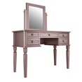 thumbnail image 4 of Bobkona Vanité Table avec Tabouret, Or Rose, 4 of 5