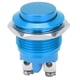 thumbnail image 1 of Metal interruptor de botón impermeable Acero inoxidable auto reset normalmente abierto 16mm 220V (azul), 1 of 8