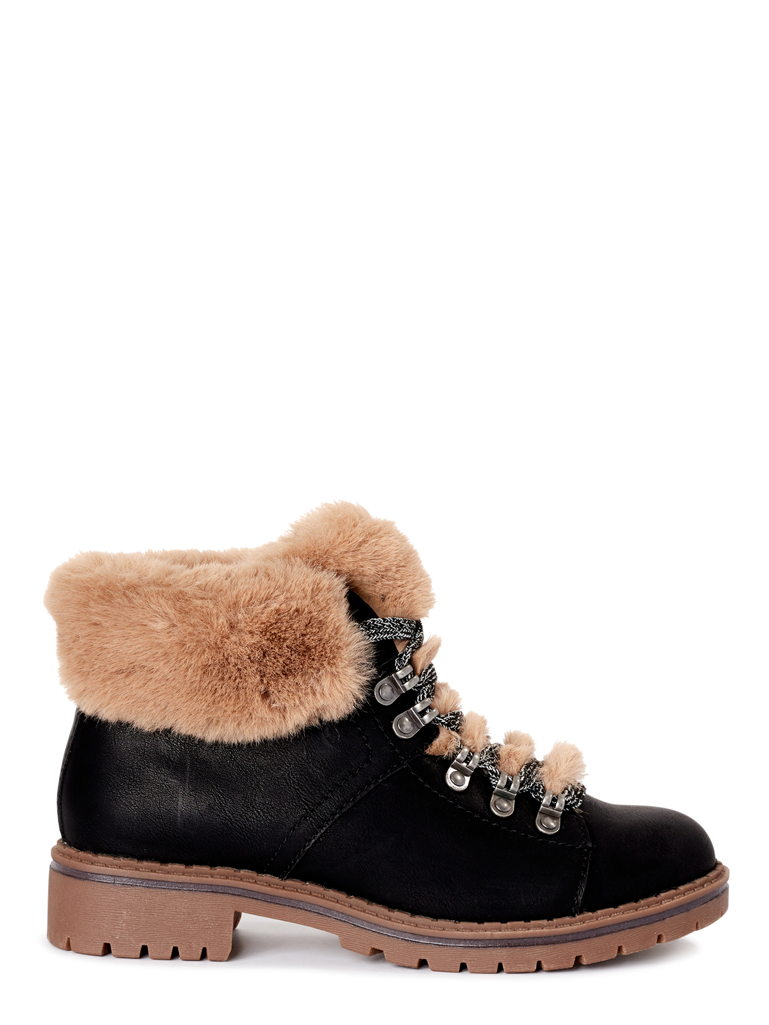 Time and Tru Women’s Faux Fur Hiker Boots - image 2 of 6