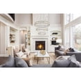 thumbnail image 3 of Elegant Lighting Monroe 32 inch LED triple ring chandelier in black, 3 of 9