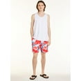 thumbnail image 5 of Reebok Men’s & Big Men's Printed Swim Trunks with Compression Liner, UPF 50+, 7” Inseam, Sizes S-2XL, 5 of 5