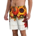 thumbnail image 2 of Pofeuu Thanksgiving With Autumn Prin Men's Swim Trunks Quick Dry Bathing Suit Swimming Board Shorts Mesh Lining Beach Swimwear-Small, 2 of 6