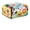 A001- Style A, variant on Baby Tissue Box Toy Cartoon Animal Tear Resistant Soft Fabric Infant Sensory Toy with Crinkle Paper Colorful Scarves Early Learning Toy for Toddlers Multicolor One Pack