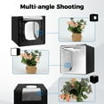 thumbnail image 3 of Photo Light Box / Photo Studio Lightbox with CRI> Light BeadsDimmable Shooting Tent Kit with and Warm Light Color Backdrops Photo Booth for Photog, 3 of 7