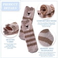 thumbnail image 3 of LAICAIW Womens Soft Cute Funny Animal Designe Microfiber Slipper Socks Cozy Fuzzy Winter Warm Socks, 3 of 7
