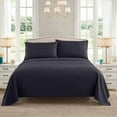 thumbnail image 2 of Sweet Home Collection 1500 Series Bed Sheets - Extra Soft Microfiber Deep Pocket Sheet Set - Navy, Full, 2 of 6