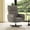 Grey, variant on Power Swivel Recliner Chair with USB & Type-C Charging, Electric Reclining Rocker with 360° Swivel, Velvet Upholstered Accent Chair for Living Room, Dark Gray
