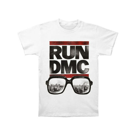 Run DMC Men's  Glasses NYC T-shirt White (Best T Shirts Nyc)
