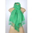 thumbnail image 2 of Fashion Women's Scarf Lightweight Long Scarfs Luxury Lady Classic Range Pashmina Silk Solid colors Wraps Shawl Stole Soft Warm Scarves For Women, 2 of 5