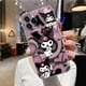 thumbnail image 1 of Dessin animé Kuromi Sanrio Anime étui transparent pour iPhone 16 15 14 13 12 11 Pro Max Mini Xs XR X 7 8 Plus 6 coque souple en Silicone, 1 of 4