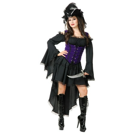 Black Pearl Pirate Adult Costume - Large