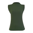 thumbnail image 1 of Playera George para Mujer, Sin Mangas Cuello Palma, Militar Talla G, 1 of 4