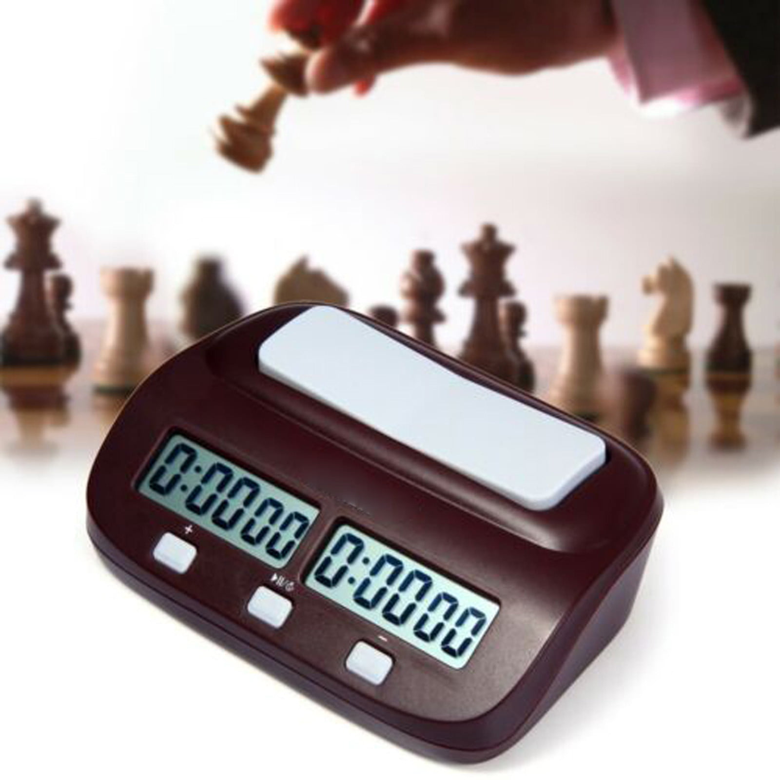 Chess Game Timer Time Count Up Down Clock for Board Game Player Competition 
