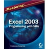 Mastering Excel 2003 Programming with VBA, Used [Paperback]