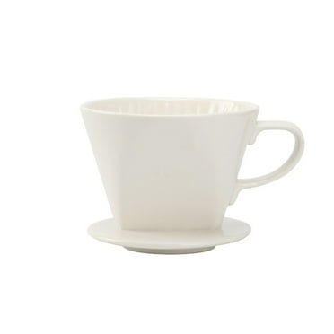 ccocc Coffee Dripper, Ceramic Pour Over Coffee Maker with Three Hole Design, Perfect for Smooth Brewing, Ideal for Coffee Pour Over Enthusiasts