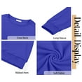 thumbnail image 6 of Fantaslook Fall Sweatshirts for Women Crewneck Long Sleeve Shirts Casual Tunic Tops Lightweight Pullover Sweatshirts, 6 of 8