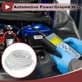 thumbnail image 2 of Unique Bargains Electrical Ground Wire Automotive Power Wire 49FT White TC 1 Pcs 18AWG 3 Conductor Fully Insulated& Soft Touch Jacket Universal, 2 of 7