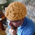 thumbnail image 2 of French Beret Beret And Flat Cap, Red Beret, Straw Fedora, Perfect for Sun Visor Hat Solid Color Spoof Fun Brain Hat Hand Knitted Multi Color Fashionable Casual Brain Hat, 2 of 4