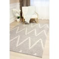 thumbnail image 5 of Pasargad Home Simplicity 8' x 10' Hand-Woven Cotton Grey/Ivory Rug - All Ages, Indoors, 5 of 5