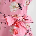 thumbnail image 4 of Dvkptbk Robe de Mariage Florale pour Femmes, Robe de Fête Rétro Vintage des Années 1950 Plissée, Robe de Cocktail Sans Manches avec Poches, 4 of 8