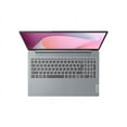 thumbnail image 3 of Lenovo IdeaPad Slim 3 15AMN8 82XQ001GUS 15.6" Notebook - Full HD - 1920 x 1080 - AMD Ryzen 3 7320U Quad-core (4 Core) 2.40 GHz - 8 GB Total RAM - 8 GB On-board Memory - 256 GB SSD - Arctic Gray, 3 of 5