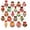A001- A, variant on Christmas Decor, 12 Pieces Farm Animal Themed Diamond Art Christmas Ornaments, 3X3 Inch Cute Mini Christmas Ornaments Set, Full Diamond Painting Kit with All Painting Supplies,