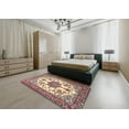 thumbnail image 4 of Ahgly Company Indoor Rectangle Traditional Brown Medallion Area Rugs, 5' x 8', 4 of 6