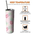 thumbnail image 6 of Pineapple Skinny Tumbler 20oz - Double Wall Vacuum Coffee- Birthday Gifts for Mom Sister Friends Women, 6 of 7