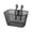 Color:Black, variant on Childrens Bicycles Basket Bicycles Front Handlebar Basket Waterproof Metal Tricycle Basket Cycling Accessories