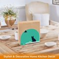 thumbnail image 6 of Yayeee Napkin Holder for Table Kitchen Paper Tissue Organization, Green Cat, 6 of 8