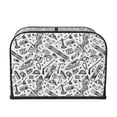 thumbnail image 2 of Lsque winter Ski Element Print 4 Slice Toaster Cover , Kitchen Appliance Dustproof Protector , Toaster Protector Dustproof Kitchen Appliance Cover, 2 of 7