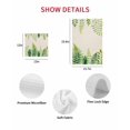 thumbnail image 7 of Spring Leaves Kitchen Dish Towels for Drying Dishes Set of 3, Pastoral Garden Botanical Rustic Burlap Waffle Weave Microfiber Hand Tea Bathroom Towels Quick Dry & Absorbent Towel 12x12, 7 of 7