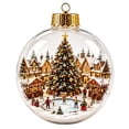 thumbnail image 2 of Glowing Christmas Story Ornament, Christmas Diorama Ornament for Tree, Mini Holiday Scene Ball Decor 3.94 Inch, Lighted or Non-Lighted, Festive Gift Keepsake Ornament, 2 of 8