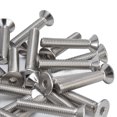 thumbnail image 4 of 30 tornillos Allen M10 de 10 mm, pernos hexagonales avellanados de acero inoxidable A2 para sujetadores industriales M10x55, 4 of 9