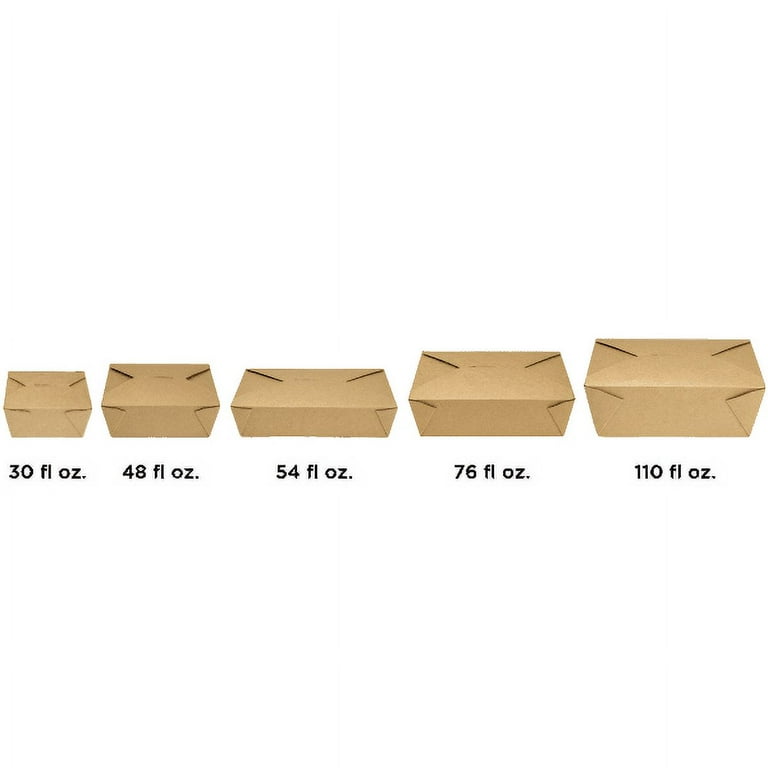 6 x 5.75 x 2.5 Kraft Fold To Go Box in To Go Boxes & Trays from Simplex  Trading