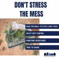thumbnail image 5 of Plasticplace Christmas Tree Disposal and Storage Bag │ Fits Trees 9’ Tall │ 38" x 34" x 114", 1.5 MIL (Black), 5 of 7