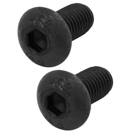 

Uxcell M10x20mm 10.9 Grade Button Head Hex Socket Left Hand Thread Screw Bolt (2-pack)
