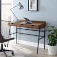 thumbnail image 2 of 42" 3 Drawer Angled Front Desk - Reclaimed Barnwood, 2 of 7