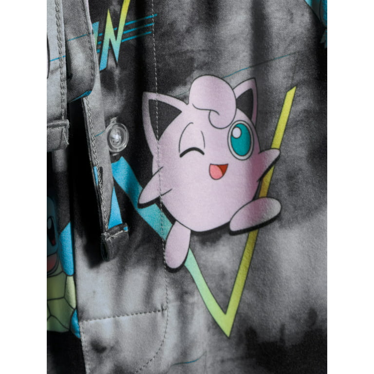 Pokémon Pikachu Squirtle and Jigglypuff Tie Dye - Pantalones de pijama para  adultos