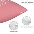 thumbnail image 3 of Yiaed Happy Mother's Day Print Pillow Covers Super Soft Decorative Square Throw Pillow Covers Case Cushion Covers for Sofa Couch Bedroom Car Decor（No pillow core）-22"x22", 3 of 7