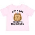 thumbnail image 3 of Inktastic Just a Girl Who Loves Hedgehogs Boys or Girls Toddler T-Shirt, 3 of 5