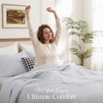 thumbnail image 3 of IR Imperial Rooms 3 Piece Quilt Set Microfiber Embossed Floral Bedspread Lightweight Bedding King White, 3 of 9