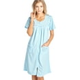 thumbnail image 5 of Women's Zip Up Short Sleeve Quilted Duster, 5 of 5