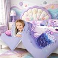 thumbnail image 4 of Manfei Salamander Pattern 7-Piece Twin Bedding,Kawaii Axolotl Bedding Comforter Set,Polkadot Reversible, 4 of 7