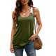 thumbnail image 2 of Chaleco de encaje sólido a la moda para mujer, blusa sin mangas con cuello en U, tops con tirantes Pompotops lopia992471, 2 of 8