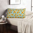 thumbnail image 6 of Susaid White Polka Dot Sunflower Print Pillowcases Multiple Size, Pillow Cover Super Soft Envelope Closure Standard Pillow Case-14"x20", 6 of 6