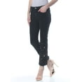 thumbnail image 4 of FREE PEOPLE Womens Black Frayed Cut Out Jeans 24 Waist, 4 of 5