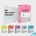 thumbnail image 7 of Enday 1.5 Inch Binder 3 Ring Binders with Pockets for Home, Office, School Supplies Organization, Pink 6 Pc, 7 of 7